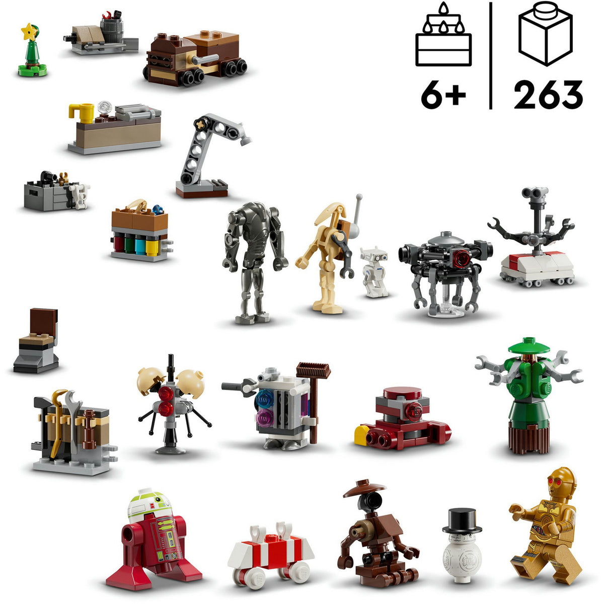 75418 Star Wars Adventskalender 2025, Konstruktionsspielzeug