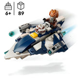 75400 Star Wars Plo Koons Jedi Starfighter Microfighter, Konstruktionsspielzeug