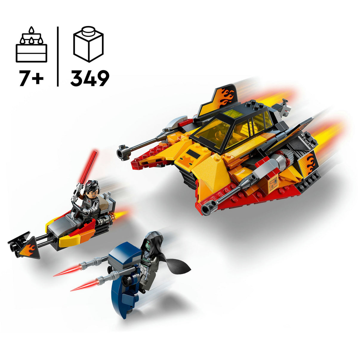 75414 Star Wars The Force Burner Snowspeeder, Konstruktionsspielzeug