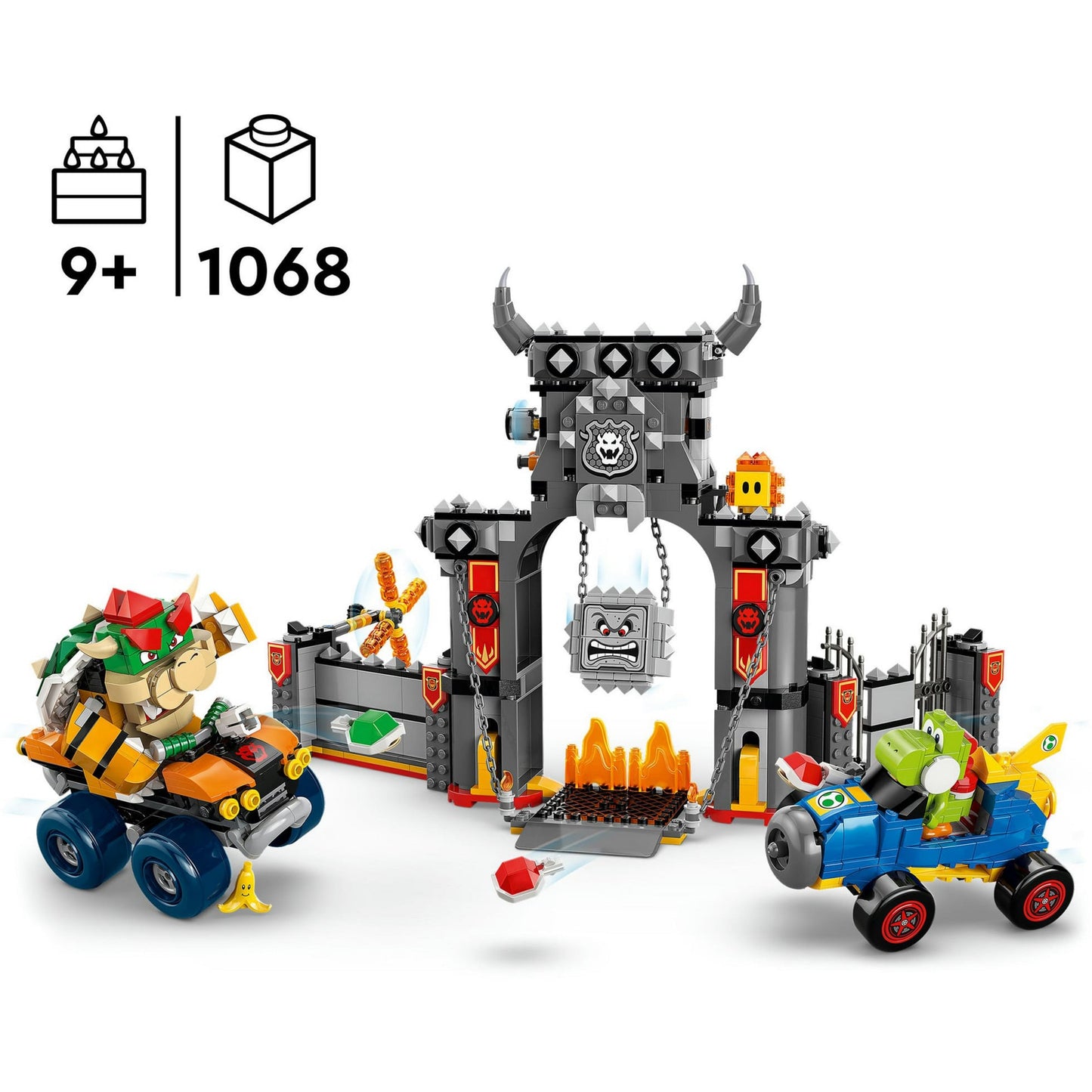 72039 Super Mario  - Mario Kart: Bowsers Festung, Konstruktionsspielzeug