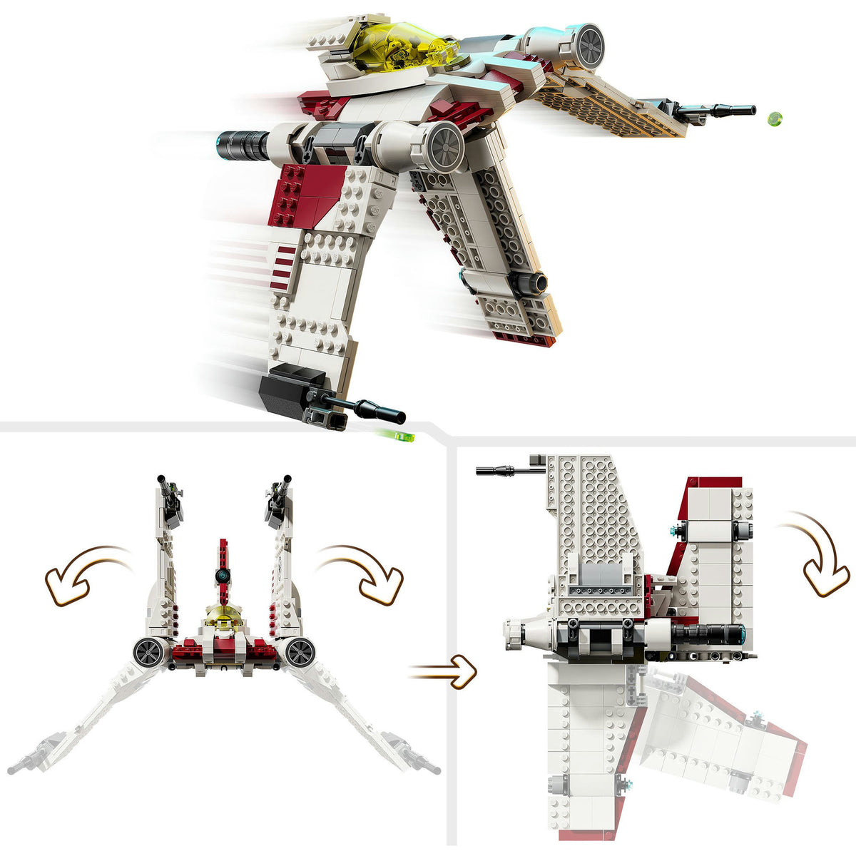 75432 Star Wars V-19 Torrent-Sternjäger, Konstruktionsspielzeug