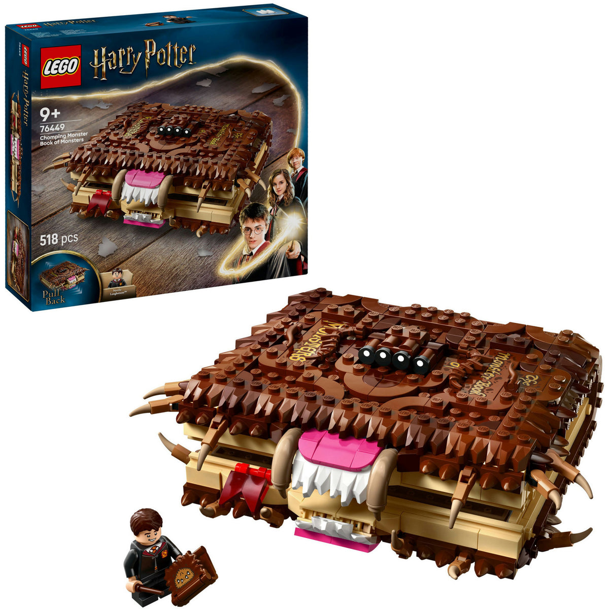 76449 Harry Potter Beißendes Monsterbuch der Monster, Konstruktionsspielzeug