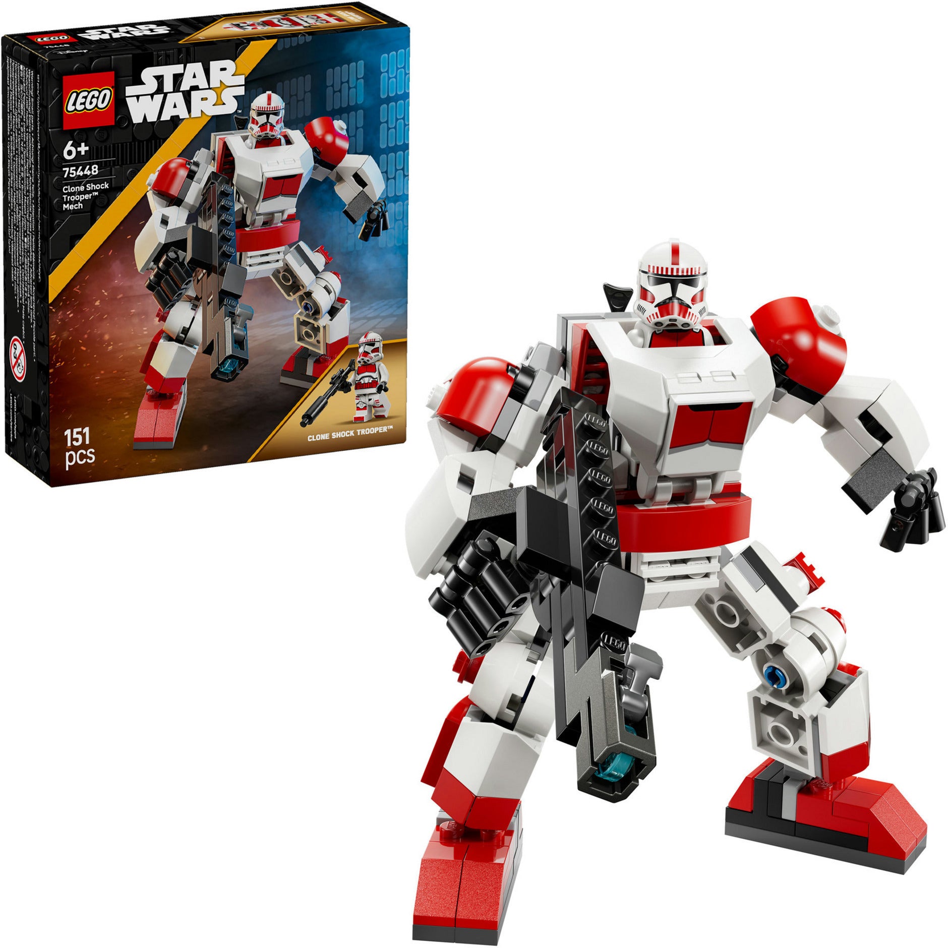 75448 Star Wars Klon-Schocktruppen Mech, Konstruktionsspielzeug