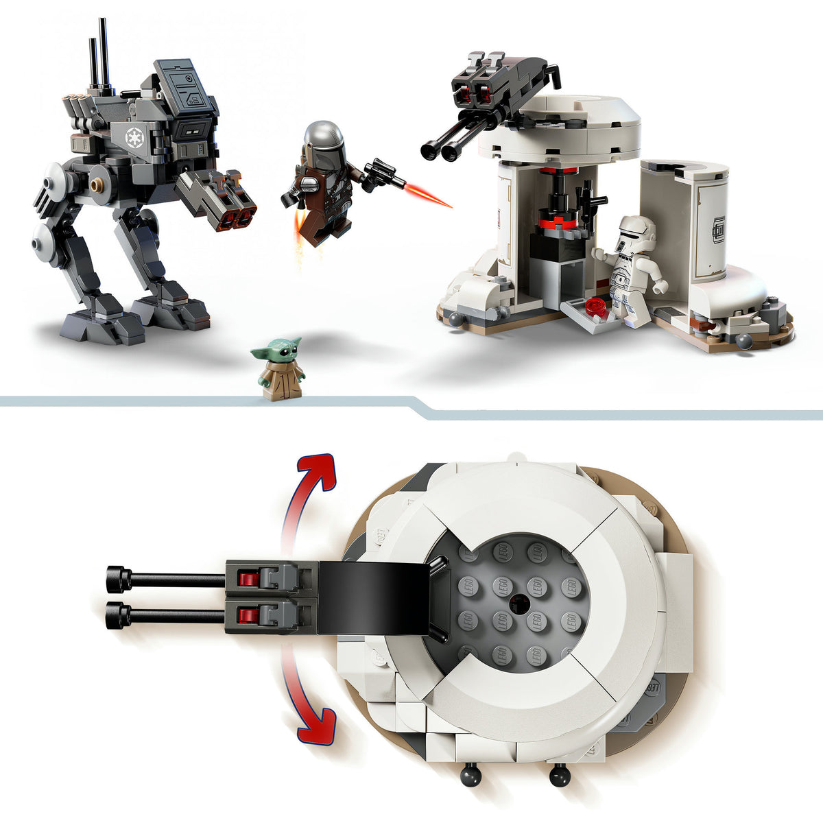 75444 Star Wars Angriff des AT-RT, Konstruktionsspielzeug
