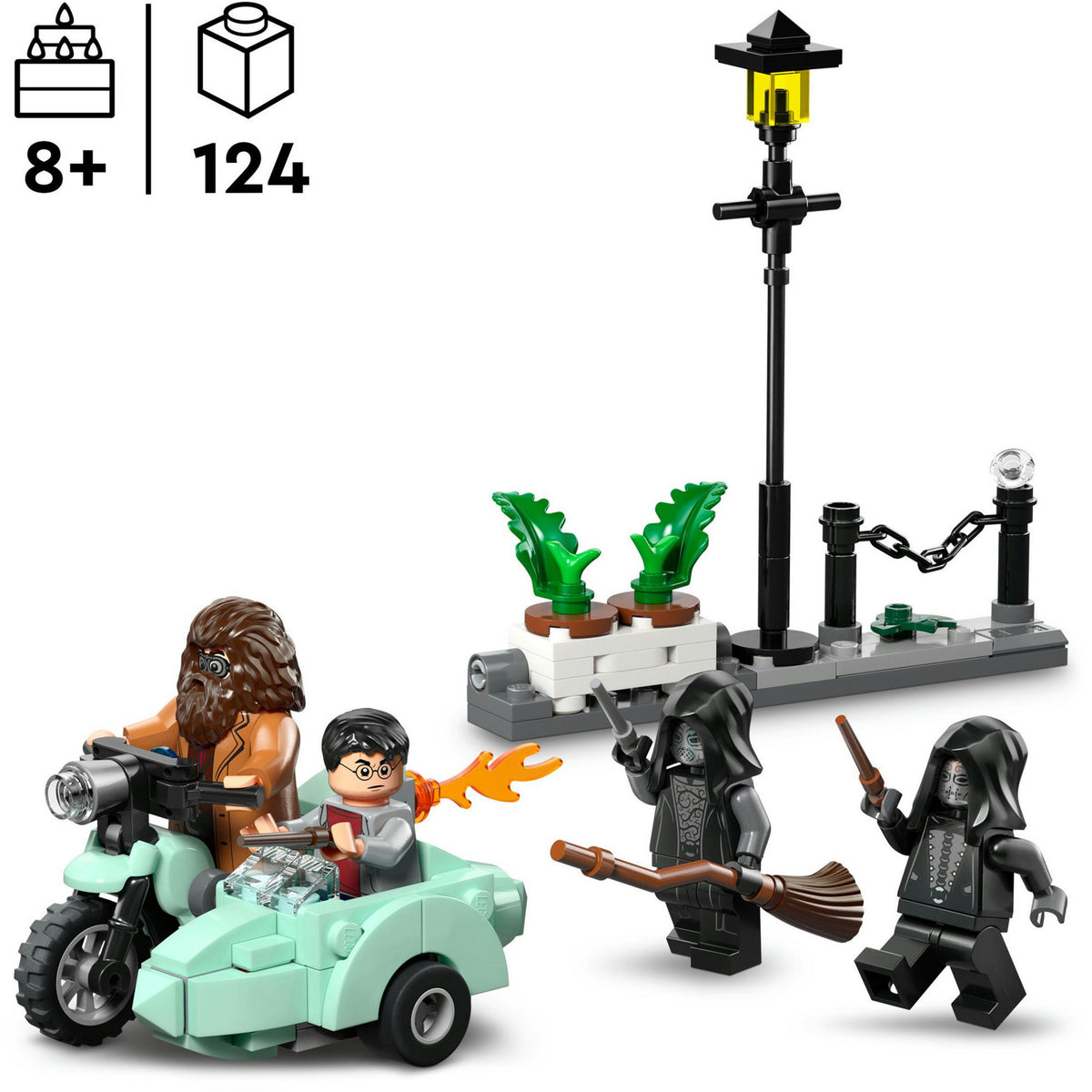 76459 Harry Potter Hagrids und Harrys Flucht, Konstruktionsspielzeug