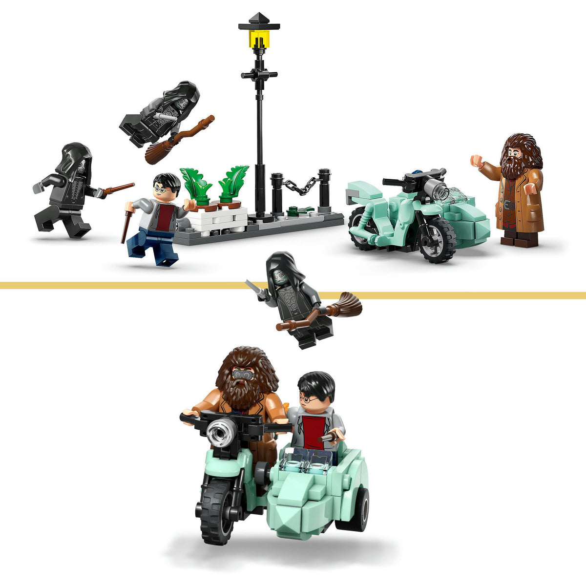 76459 Harry Potter Hagrids und Harrys Flucht, Konstruktionsspielzeug