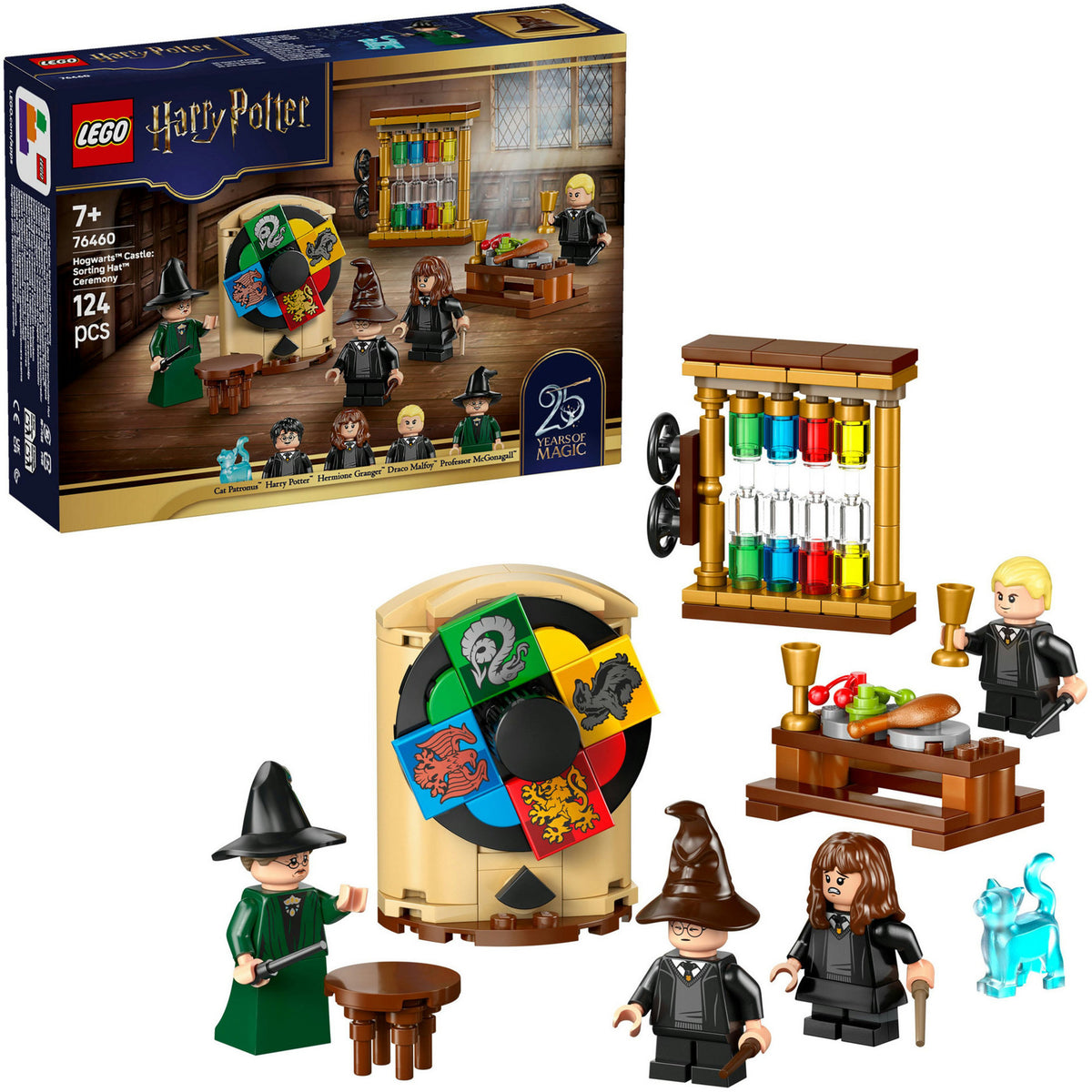 76460 Harry Potter Auswahlzeremonie mit dem Sprechenden Hut, Konstruktionsspielzeug