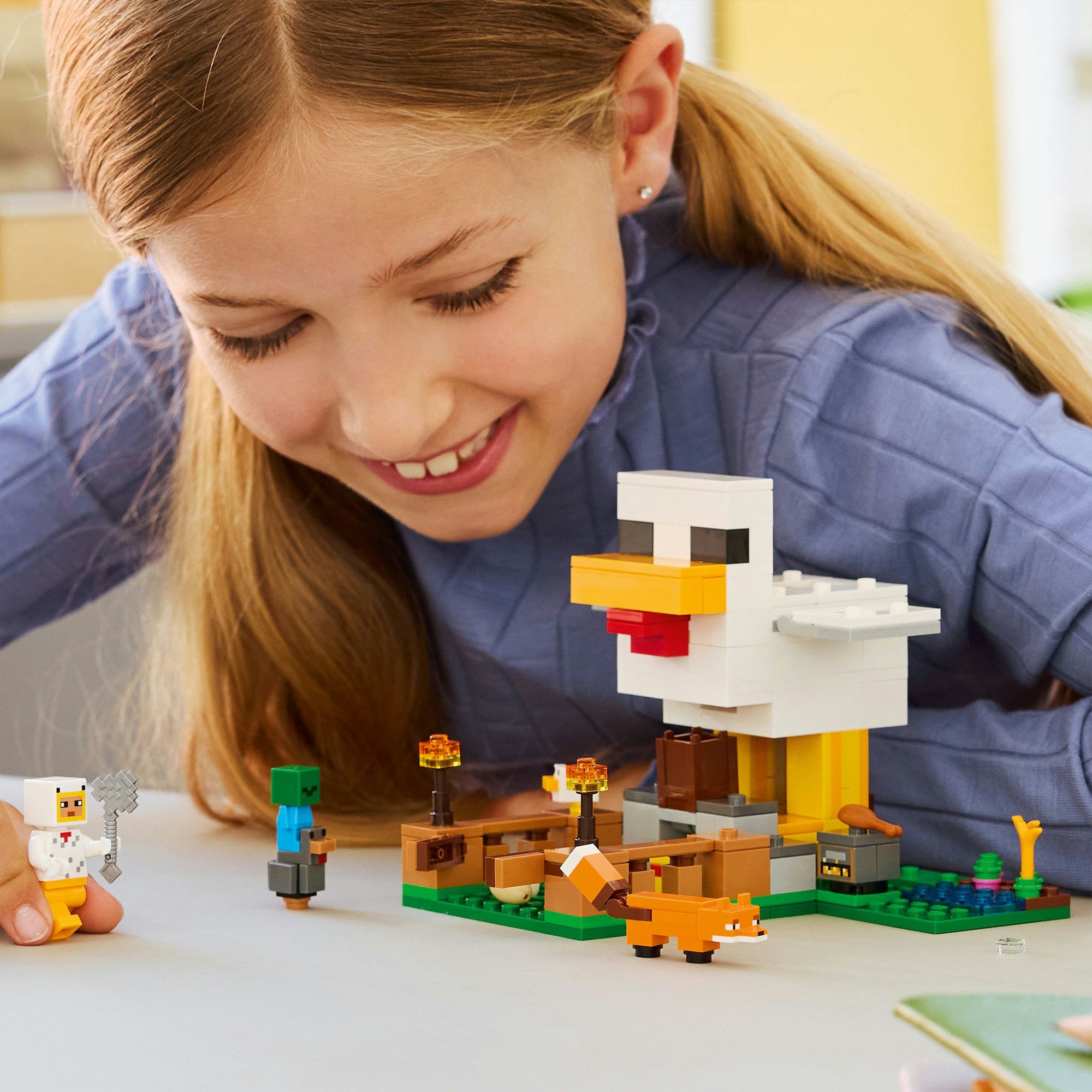 21585 Minecraft Hühnerfarm, Konstruktionsspielzeug