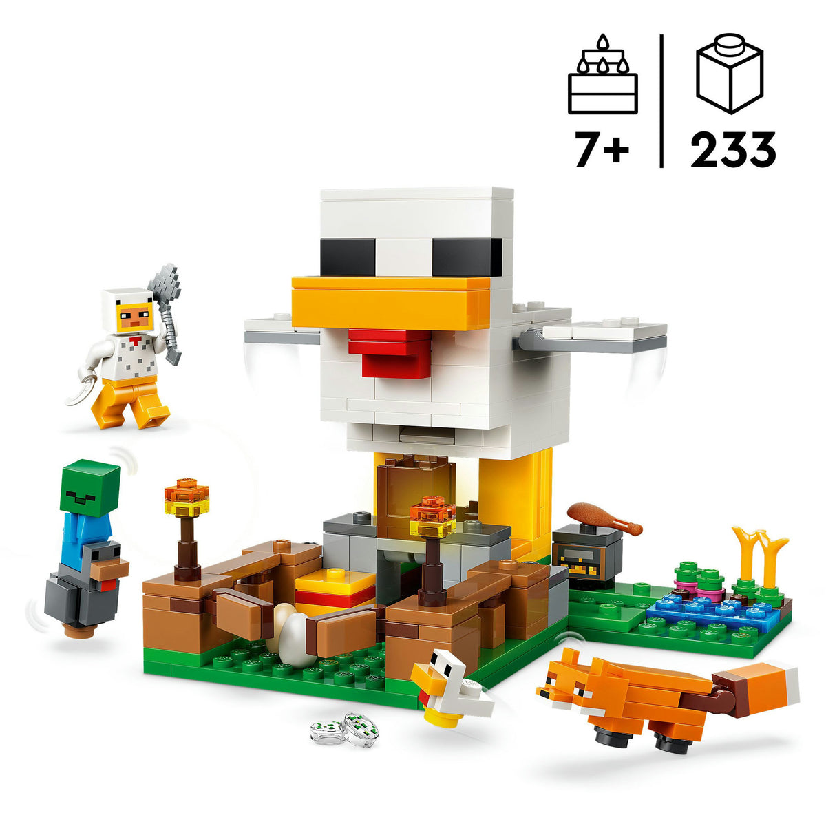 21585 Minecraft Hühnerfarm, Konstruktionsspielzeug
