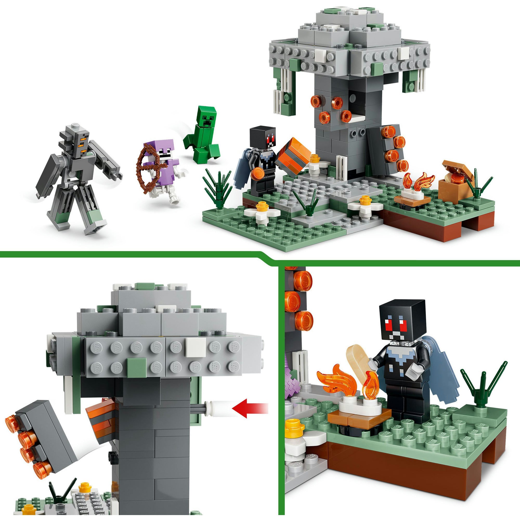 21586 Minecraft Blasser Garten, Konstruktionsspielzeug