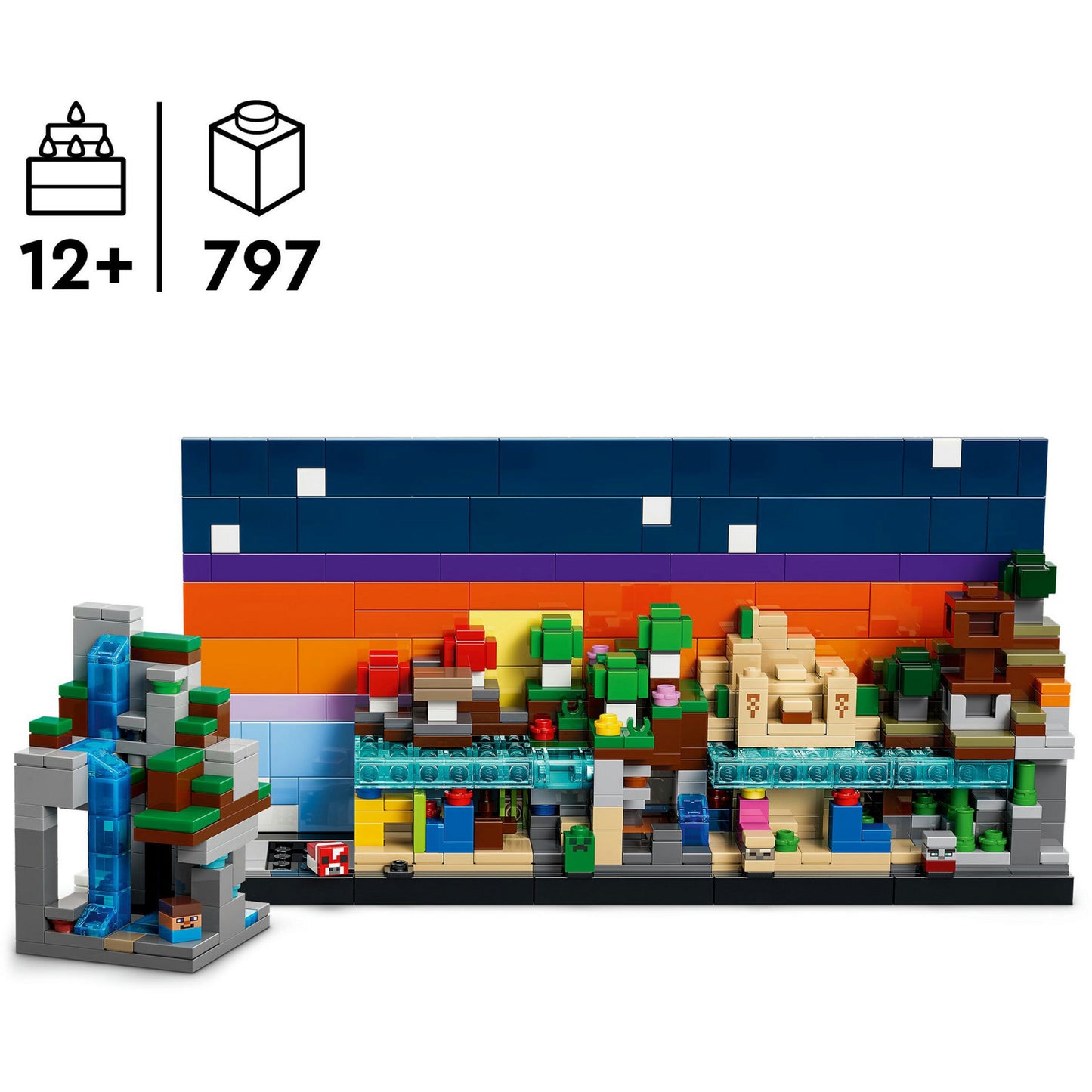21589 Minecraft Mini-Biome, Konstruktionsspielzeug