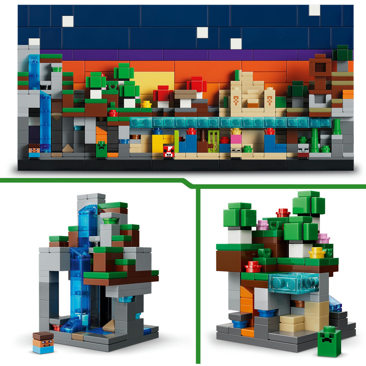 21589 Minecraft Mini-Biome, Konstruktionsspielzeug