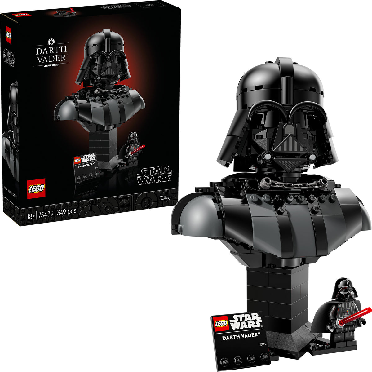 75439 Star Wars Darth Vader Büste, Konstruktionsspielzeug
