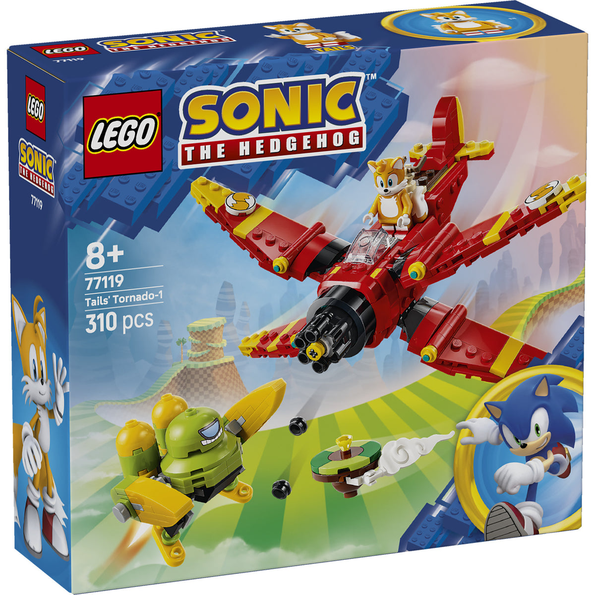 77119 Sonic the Hedgehog Tails'' Tornado-1, Konstruktionsspielzeug