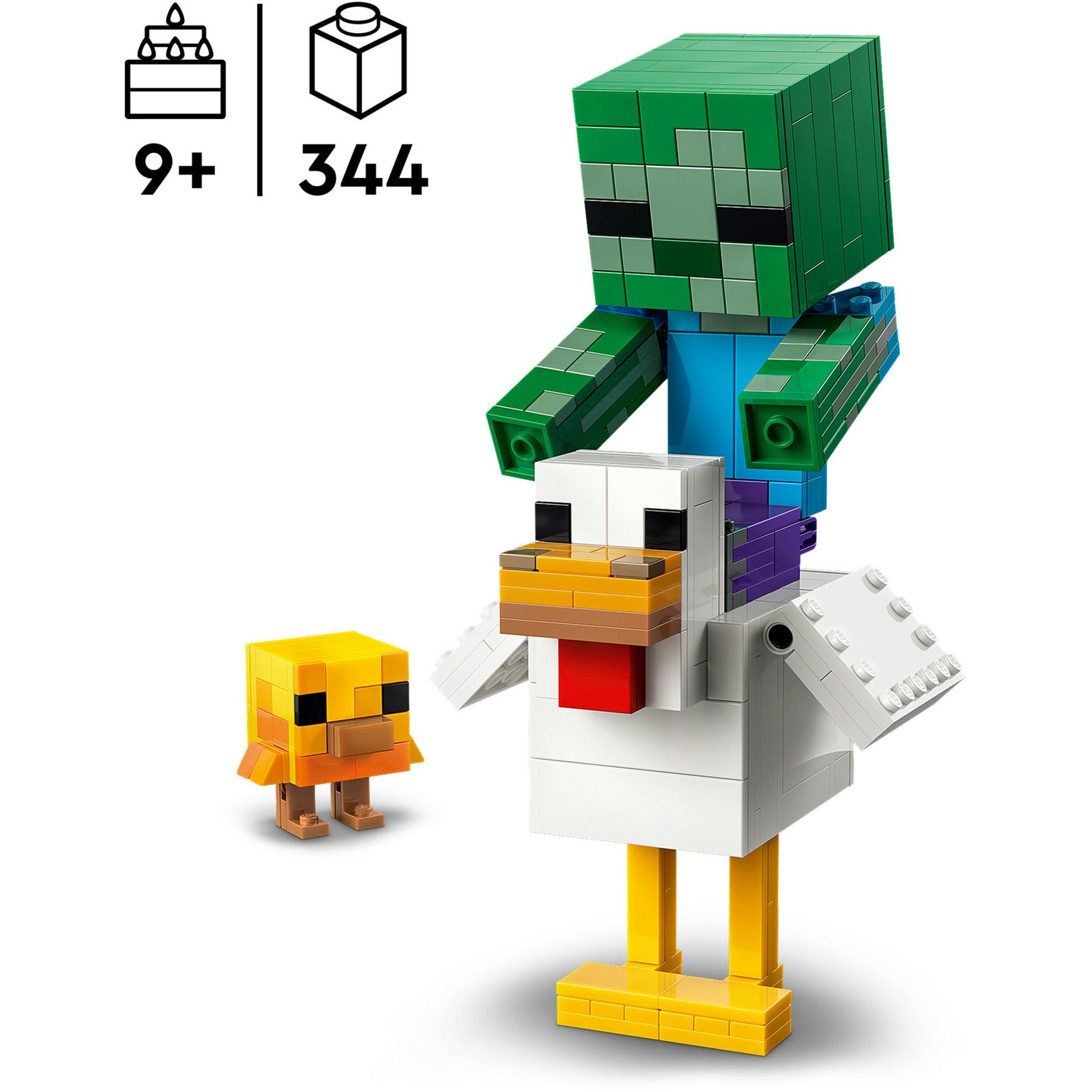 21582 Minecraft Hühnerreiter, Konstruktionsspielzeug