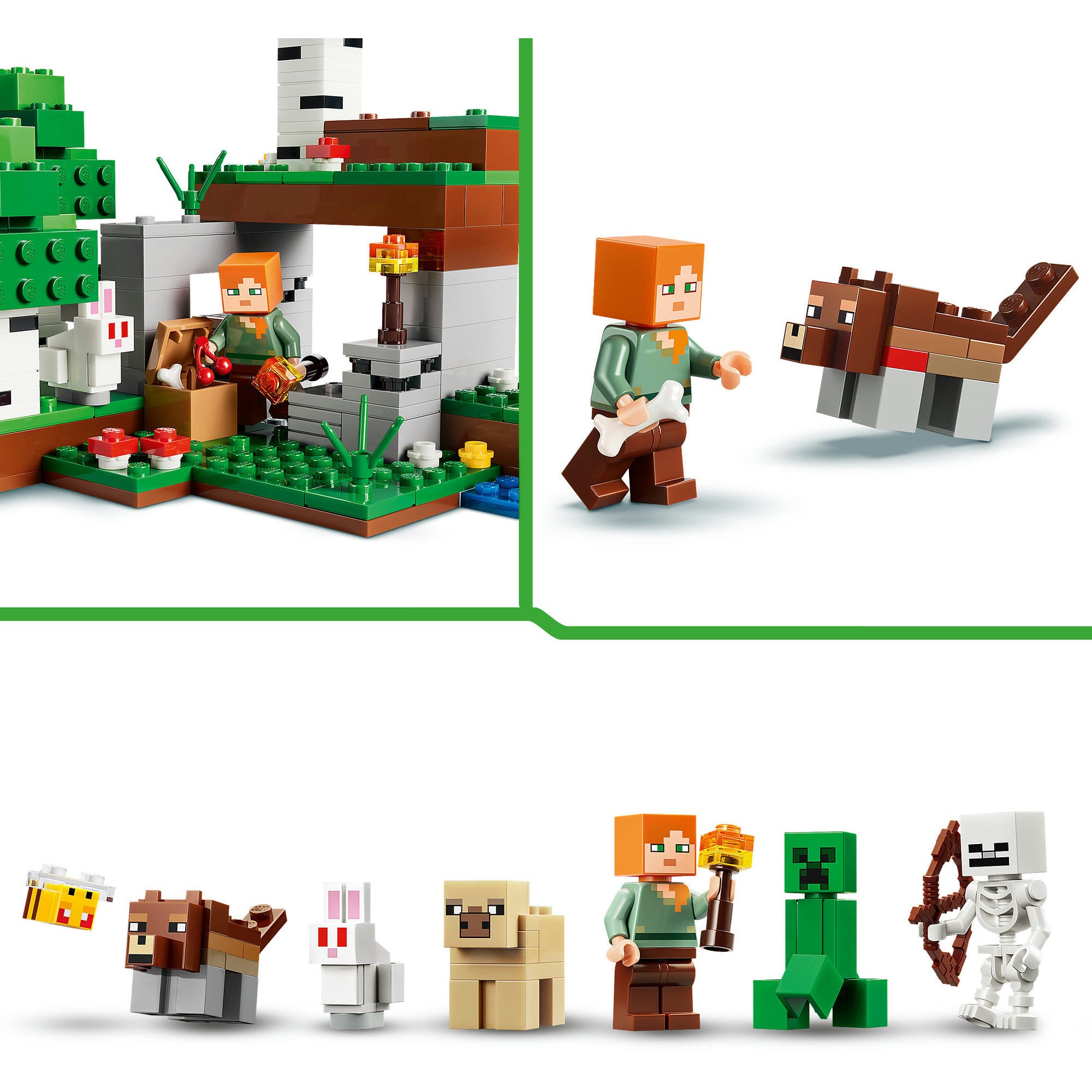 21593 Minecraft Erstes Abenteuer in der Nacht, Konstruktionsspielzeug