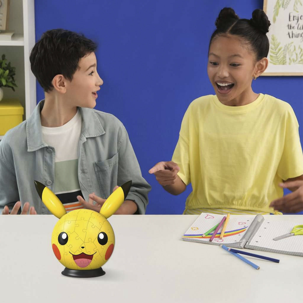 3D Puzzleball Pokémon Pikachu mit Ohren