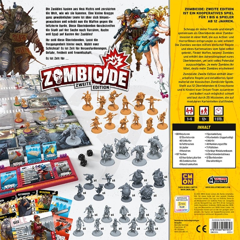 Zombicide 2. Edition, Brettspiel