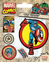 Marvel - Captain America Vinyl Sticker Set