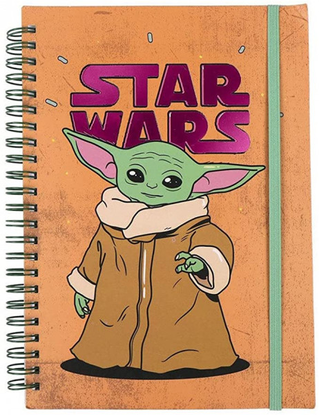 Star Wars - The Mandalorian Baby Yoda A5 Ring-Notizbuch
