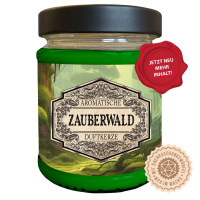 Duftkerze Zauberwald mit Überraschungswürfel
