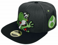 Super Mario - Grey Snapback with Yoshi & Egg