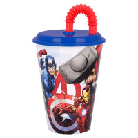 Marvel - Avengers - Trinkbecher mit Strohhalm
