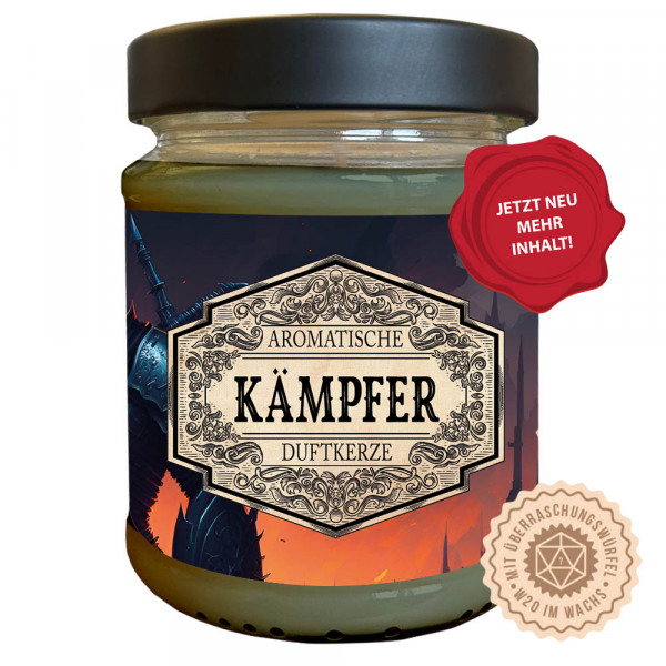 Duftkerze Kämpfer mit Überraschungswürfel
