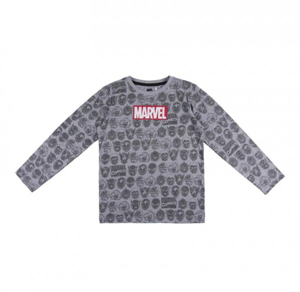 Marvel - Logo - Kinder Langarm T-Shirt