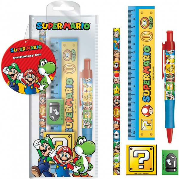 Super Mario - Schreibwaren Set