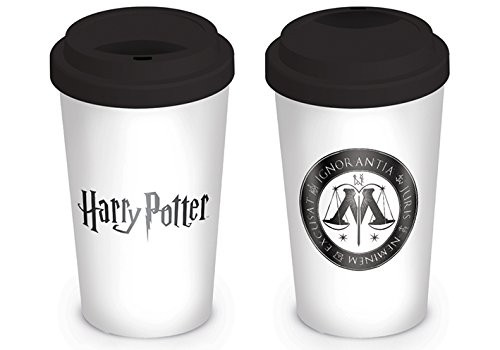 Harry Potter - Ministry of Magic - Coffee-To-Go-Becher (mit Silikondeckel)