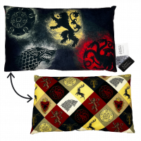 Game of Thrones - Velourskissen - Häuser-Logos kariert