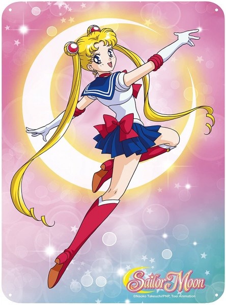 Sailor Moon - Metallschild - 28 x 38 cm - Dekoschild