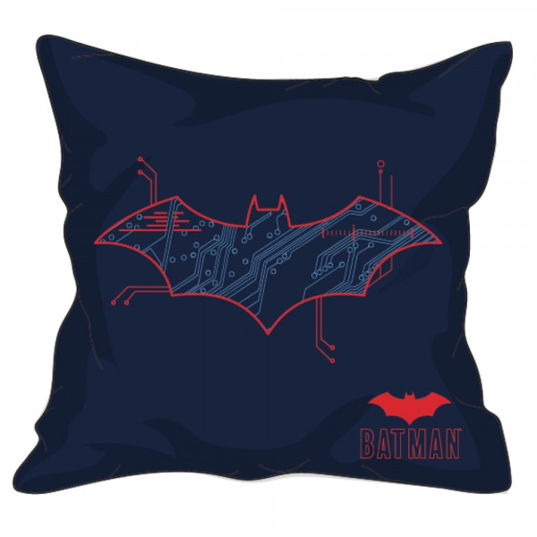 Batman - Schwarzes Batman Logo Kissen