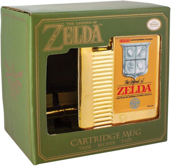 The Legend of Zelda - goldene Modul Tasse