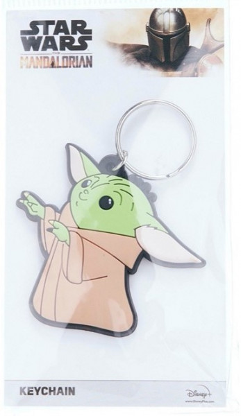 Star Wars - The Mandalorian - Grogu - Gummi Schlüsselanhänger