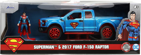 DC Universe - Superman &amp; 2017 Ford F-150 Raptor Spielzeugauto