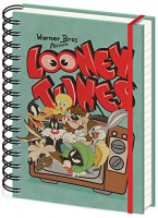 Looney Tunes - Retro TV A5 Wiro Notizbuch