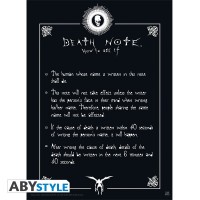 Death Note Poster "Rules"