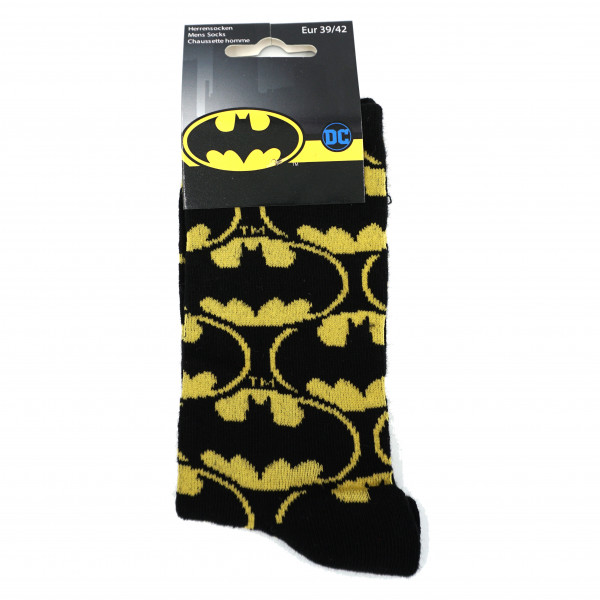 Batman - Socken (schwarz mit Logo)
