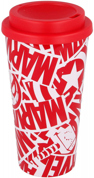 Marvel - Logo Muster Coffee-To-Go-Becher