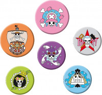 One Piece - Totenschädel Button Set