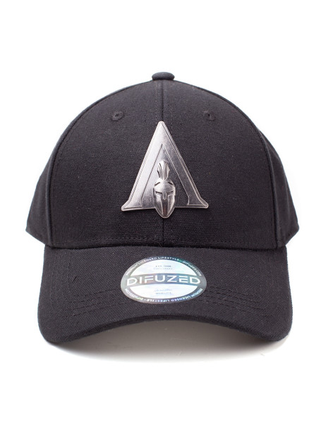 Assassin&#039;s Creed Odyssey - Metal Badge Odyssey Logo Curved Bill - Snapback Cap