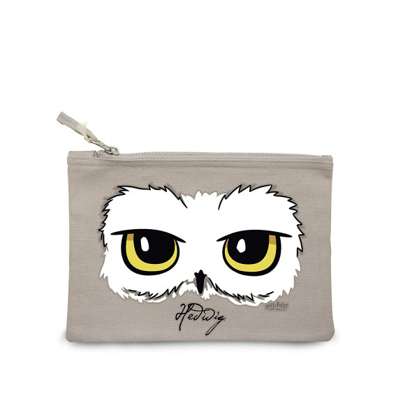 Harry Potter - Kosmetiktasche -&quot;Hedwig&quot; grau