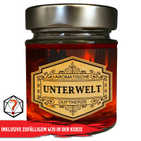 Duftkerze Unterwelt mit Überraschungswürfel