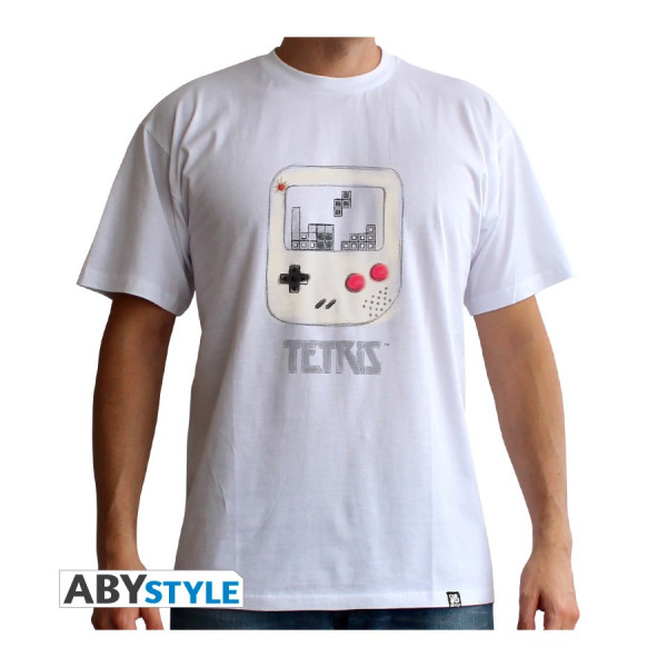 T-Shirt Tetris - Game Boy (weiß)