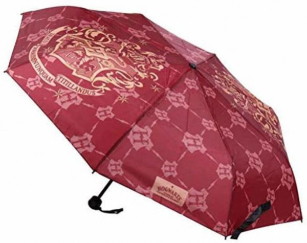 Harry Potter - Hogwarts Taschen-Regenschirm (rot)