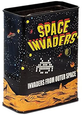 Space Invaders - Spardose Blech