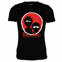 Rick and Morty - Black Silhouette - T-Shirt