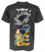 Game of Thrones T-Shirt - Häuser Wappen